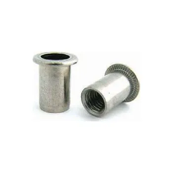 Nýt BRALO Nýtovací matice PLOCHÁ HLAVA hladké tělo NEREZ A2 Varianta: MATICOVÝ NÝT M4 ZH INOX