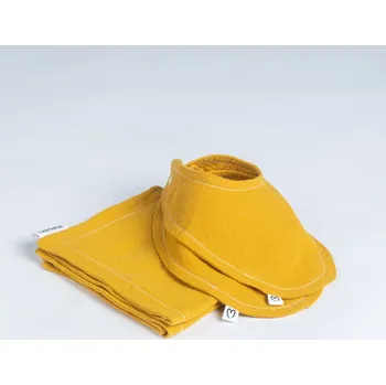 Bryndák Tulimese Slintáček: souprava mušelínová hořčicová VÝBĚR VARIANTY PROVEDENÍ: SAMOSTATNÝ SLINTÁČEK