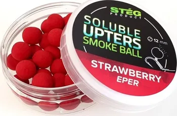 Boilies Stég Product Soluble Upters Smoke Ball 12 mm/30 g jahoda