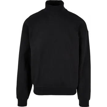 Pánská mikina High Rib Neck Crew - black 5XL
