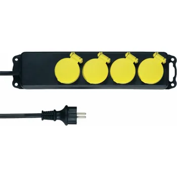 Elektrická zásuvka REV 4-zasuvka IP44 1,4m
