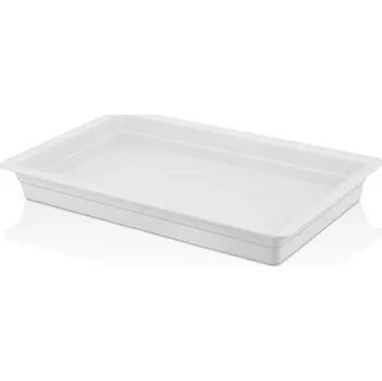 KULSAN MELAMÍNOVÁ GASTRO MISA 53X32,5X6,5CM BÍLÁ