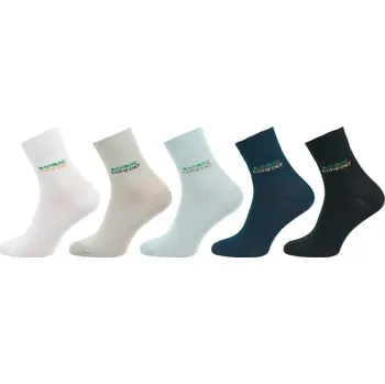 Dámské ponožky Novia Ponožky bamboo comfort, výběr velikostí 1033 Barva: mix barev, Velikost: 25-26, Balení: 5 párů