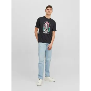 Oblečení a móda Jack & Jones T-Shirt 12241950 Černá Standard Fit S