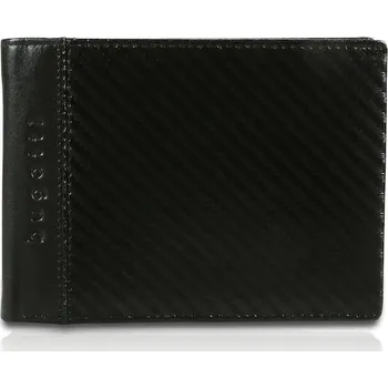 Peněženka Pánská kožená peněženka Bugatti Comet RFID černá