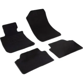 autokoberec Autokoberce textilní přesné černé / černé obšití - BMW 3er (Typ E91) Touring Combi (2005-2012) 5-sedadel