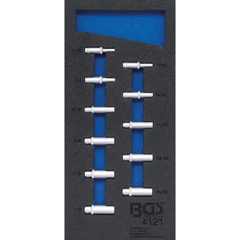 Dílna BGS BGS4121, Sada prodloužených šestihranných nástrčných hlavic 1/3