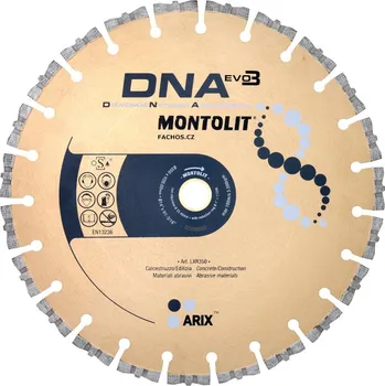 Řezný kotouč Montolit LXR350 - vodní řezný kotouč do abrazivních materiálů, 350mm