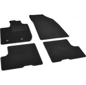 autokoberec Autokoberce textilní přesné černé / černé obšití - Dacia Duster II (Typ HM) (2018-2023) 5-sedadel