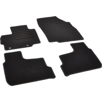 autokoberec Autokoberce textilní přesné černé / černé obšití - Mitsubishi Space Star VI (Typ A00/A10/LA) (2018-2023) 5-sedadel