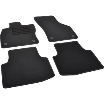 autokoberec Autokoberce textilní přesné černé / černé obšití - Volkswagen Passat (Typ B8 3G) (2014-2023) 5-sedadel