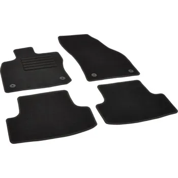 autokoberec Autokoberce textilní přesné černé / černé obšití - Volkswagen T-Roc (Typ A11/AC7) (2017-2023) 5-sedadel