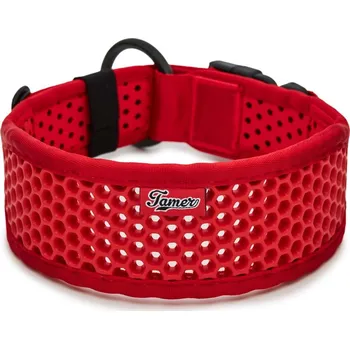 Obojek pro psa Tamer Perforovaný obojek SOFTY | červený Šířka: 6,3 cm, Obvod krku: 45 - 51 cm