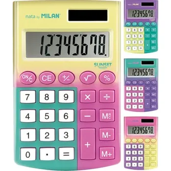 Kancelářská technika Kalkulačka MILAN kapesní 8-místná Sunset
