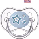 Canpol babies Dudlík 6-18m silikonový symetrický NEWBORN BABY - modrý