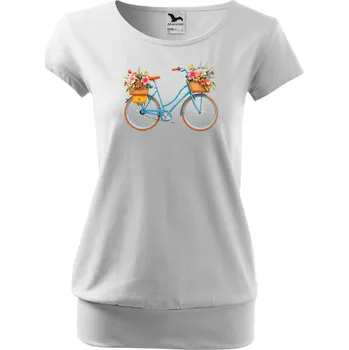 Tričko City s motivem "Kolo" - Malfini - NakupTextil Barva: 00-Bílá, Velikost: XS