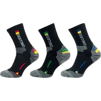 Pánské ponožky Novia Ponožky Thermo Skating 1244 Barva: Modrá, Velikost: 30-31