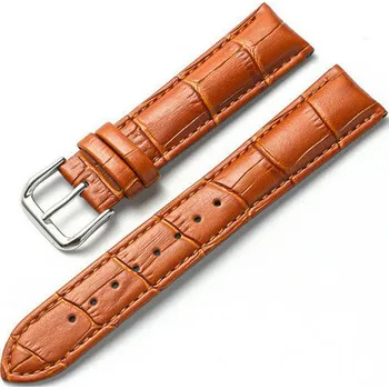 Řemínek na hodinky Kožený řemínek Ricardo Todi, hnědý V1 - 22 mm