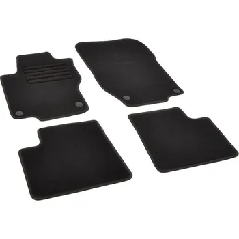 autokoberec Autokoberce textilní přesné černé / černé obšití - Mercedes-Benz ML-Klasse (Typ W164) (2005-2011) 5-sedadel