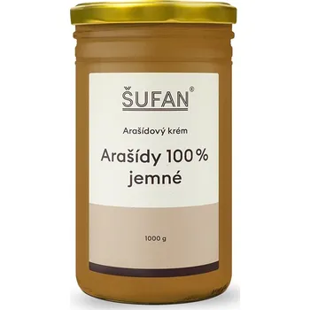 Arašídové máslo jemné 100% 1Kg, Šufan