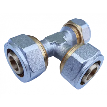 rozdělovač topení T-kus svěrný pro AL-Pex 16 x 16 x 16