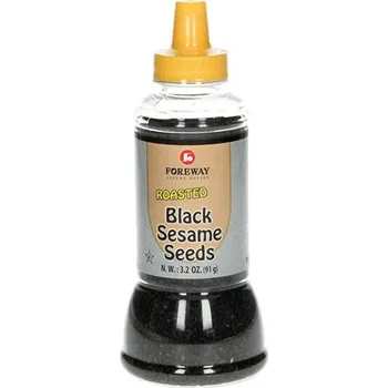 Pražená černá sezamová semínka 91 g - Foreway