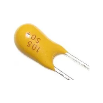 Kondenzátor CT 1u/50V tantalový kondenzátor RM 2,54