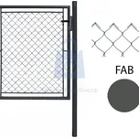 PILECKÝ Ideal Zn + PVC 1085 x 1950 mm antracit