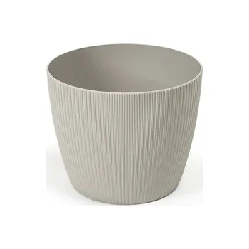 Květináč Plastový květináč Magnolia Jumper 140 mm, taupe