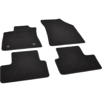 autokoberec Autokoberce textilní přesné černé / černé obšití - Renault Megane IV Garndtour (2016-2023) 5-sedadel