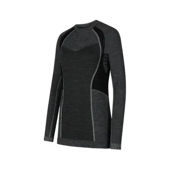 Dámská móda La Sportiva WOOL70 TECH LONGSLEEVE Women Carbon/Cloud černá S
