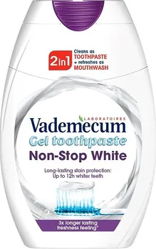Zubní pasta Vademecum 2v1 Non-Stop White 75 ml