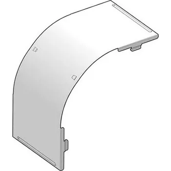 Odvodňovací žlab Víko vnějšího vertikálního ohyby 90° pro žlab výšky 60 mm - HL DVB90-ČSN