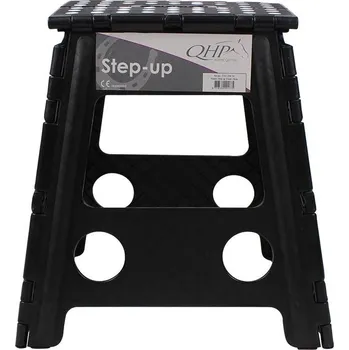 Čištění pro koně QHP Stolička na nasedání QHP, černá