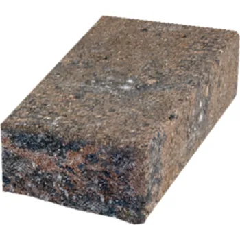 plotová tvarovka DITON Tvárnice Muráno 7/25 koncový 1/4 kámen 63x250x70 mm cihlovo-černá