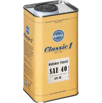 Motorový olej RAVENOL Oldtimer Classic SAE 40 API SB; 1 L
