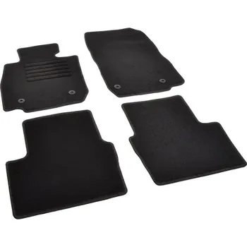 autokoberec Autokoberce textilní přesné černé / černé obšití - Mazda CX-3 (2015-2023) 5-sedadel