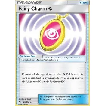 Sběratelská karetní hra Pokémon LOT 175/214 Fairy Charm - Lost Thunder Stav: Excellent, Verze: REVERSE HOLO