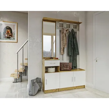 Předsíňová stěna Casarredo Předsíňová stěna SARAH bílá/dub artisan