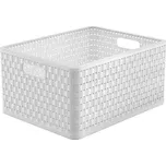 Úložný box COUNTRY 28L - bílá ROTHO