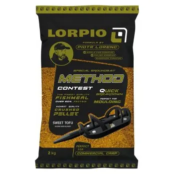 Návnadová surovina Lorpio - Krmítková směs Method Contest 2kg SWEET TOFU