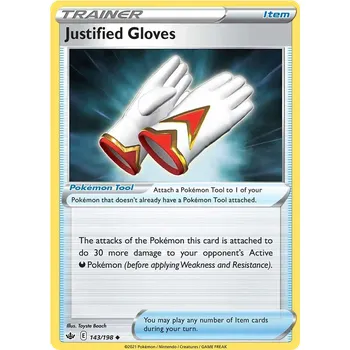 Karetní hra Pokémon TCG Justified Gloves 143/198