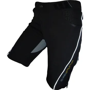 Cyklistické kalhoty HAVEN Cyklistické kalhoty krátké bez laclu - ISOLEERA - černá XS