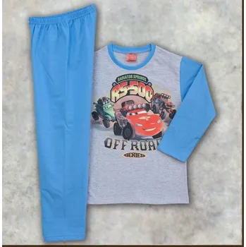 Chlapecké pyžamo Disney Klučičí dlouhé pyžamo Cars modré Barva: Modrá, Velikost: 92-98