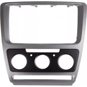 ISO redukce Rámeček autorádia 2DIN Škoda Octavia II. s manuální klimatizací, PF-2997 F