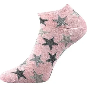 Dámské ponožky Boma Dámské ponožky Piki 46 hvězdičky růžové Barva: růžová, Velikost: 23-25
