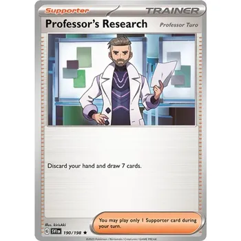 Karetní hra Professor´s Reserach 190/198 - Scarlet & Violet Typ karty: Non-Holo