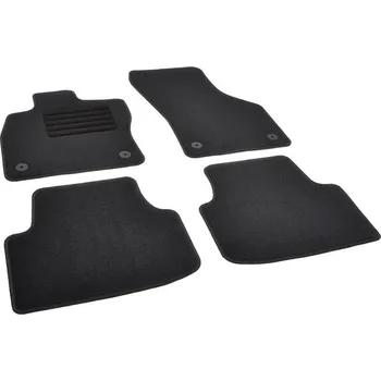 autokoberec Autokoberce textilní přesné černé / černé obšití - Volkswagen Golf VIII (Typ CD) Combi (2019-2023) 5-sedadel