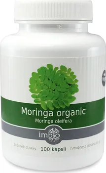 Přírodní produkt Imbio Moringa Organic 500 mg 100 cps.