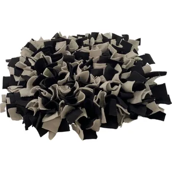 Hračka pro psa Čmuchacíkoberečky.cz® Čmuchací kobereček extra hustý ČERNO-ŠEDÝ Velikost: 30x15cm